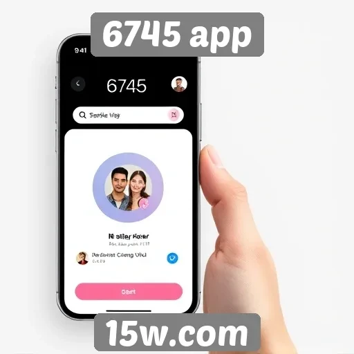 Visão geral da experiência do usuário no 6745 app