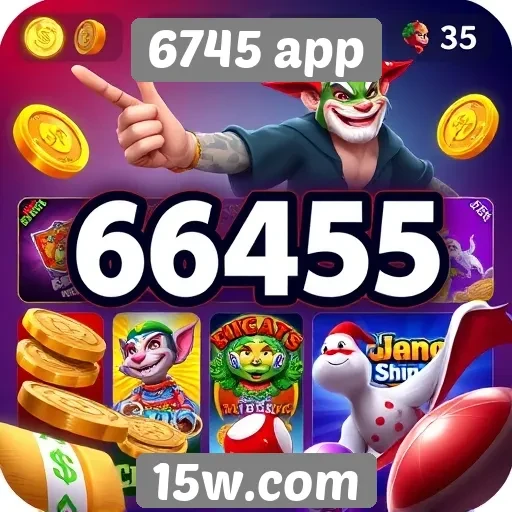 6745 app oferece ampla variedade de jogos online